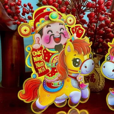 Hai Miếng Dán Cửa Ngựa Mã Đáo Thành Công - Trang Trí Tết Bính Ngọ 2.026 Giá 68,000₫ 6