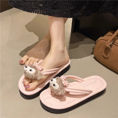 HaiLinda Dép Xỏ Ngón Shirley Rose Đế Mềm Dày Chống Trượt Nữ Đế Phẳng 37.000đ