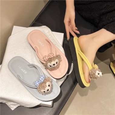 HaiLinda Dép Xỏ Ngón Shirley Rose Đế Mềm Dày Chống Trượt Nữ Đế Phẳng 37.000đ