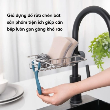 Handobox Giá Để Đồ Treo Bồn Rửa Bát Đa Năng Inox 304 Chống Gỉ - Kệ Nhà Bếp 33.000đ 2