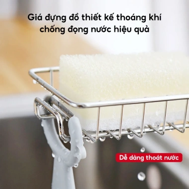 Handobox Giá Để Đồ Treo Bồn Rửa Bát Đa Năng Inox 304 Chống Gỉ - Kệ Nhà Bếp 33.000đ 5
