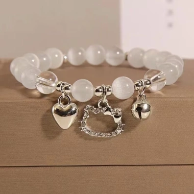 Haneso Set Quà Tặng Hello Kitty - Vòng Cổ, Lắc Tay, Nhẫn Mạ Bạc - Giá 20.000đ - Quà Sinh Nhật & Dịp Lễ cho Bạn Gái 4