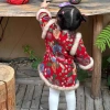 Hanfu bé gái mùa đông lông cừu fleece dày, phù hợp Tết Nguyên Đán - 397,049₫ 7