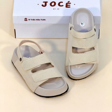 Hàng sẵn hoả tốc Sandal mùa hè quai dán hottrend da lộn 4cm cho nữ - Thích hợp đi học, đi biển 5 Hàng sẵn hoả tốc Sandal mùa hè quai dán hottrend da lộn 4cm cho nữ - Thích hợp đi học, đi biển 5