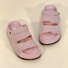 Hàng sẵn hoả tốc Sandal mùa hè quai dán hottrend da lộn 4cm cho nữ - Thích hợp đi học, đi biển 6