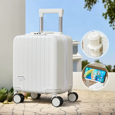 Hành lý 14 inch phong cách mới 2.025 - Nhẹ đa năng, bánh xe, đỡ cốc, giá 495.000 VND 8