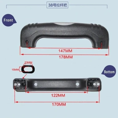 Hành Lý Phần Cứng Vali Sửa Tay Cầm Du Lịch - Kéo, Cần, Mật Mã PVC Giá 163.075₫ 2