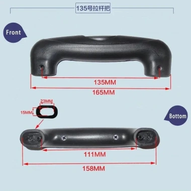 Hành Lý Phần Cứng Vali Sửa Tay Cầm Du Lịch - Kéo, Cần, Mật Mã PVC Giá 163.075₫ 7