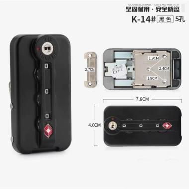 Hành lý TSA007 khóa an toàn, hộp phụ kiện đa năng, vali hải quan - 209.000 VND