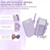 HAPPYUU Silicone 30ml Dây Đeo Điều Chỉnh Chai Xịt Đổ Lại, Móc Khóa Tương Thích Tái Sử Dụng cho Nước Rửa Tay Touchland 7