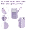 HAPPYUU Silicone 30ml Dây Đeo Điều Chỉnh Chai Xịt Đổ Lại, Móc Khóa Tương Thích Tái Sử Dụng cho Nước Rửa Tay Touchland 8