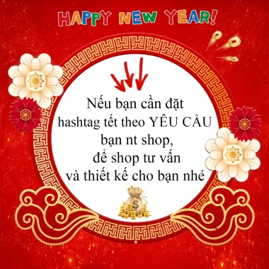Hashtag Năm Mới Tết 2.026: Thiết Kế Year & Party, YEP 2.025, Giảm tới 25.000đ 3 Hashtag Năm Mới Tết 2.026: Thiết Kế Year & Party, YEP 2.025, Giảm tới 25.000đ 3