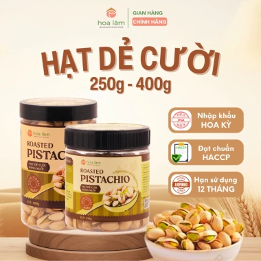 Hạt dẻ cười rang muối Mỹ không tẩy - Đặc sản Hoa Lâm, quà Tết dinh dưỡng, 215.000₫