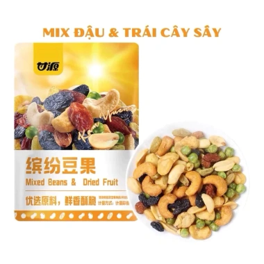 Hạt Mix Hoa Quả Tẩm Vị 1kg - Sấy Giòn, Thơm Ngon, Đa Dạng Hương Vị, Giá 77.000₫