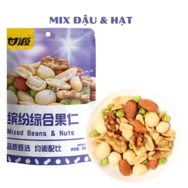 Hạt ngũ cốc dinh dưỡng 30g mix hoa quả, trái cây sấy - Ngon, ăn vặt Tết, chỉ 21.998₫
