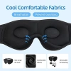 HdoorLink 5.3 Tai Nghe Ngủ Bluetooth Mặt Nạ 3D Đàn Hồi Mềm Mại Thoải Mái Du Lịch 5