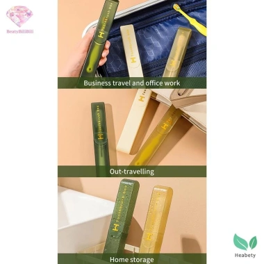 Heabety Hộp Bảo Quản Bàn Chải Du Lịch Chống Bụi Phụ Kiện Phòng Tắm 25.300₫