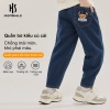 HeaSmile quần jean trẻ em dáng cà rốt denim giữ màu tốt, bền lâu, chỉ 235.000₫ 3