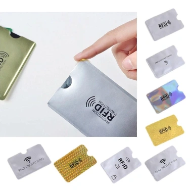Hefei 10 chiếc NFC Chặn – Giá Đỡ Thẻ RFID Bảo Vệ Chống Trộm, Khóa Đầu Đọc Thanh Lịch, Hộp Thẻ ID Bạc Nam Nữ 4