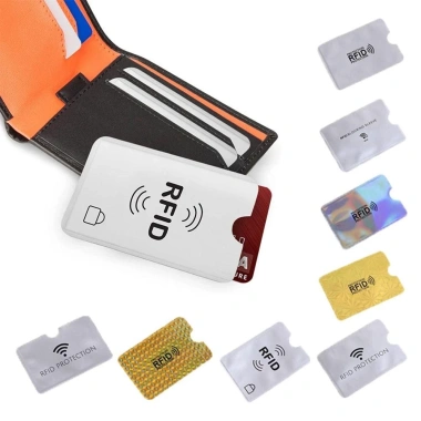 Hefei 10 chiếc NFC Chặn – Giá Đỡ Thẻ RFID Bảo Vệ Chống Trộm, Khóa Đầu Đọc Thanh Lịch, Hộp Thẻ ID Bạc Nam Nữ 6