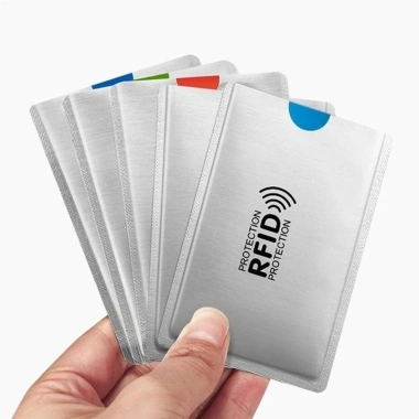 Hefei 10 chiếc NFC Chặn – Giá Đỡ Thẻ RFID Bảo Vệ Chống Trộm, Khóa Đầu Đọc Thanh Lịch, Hộp Thẻ ID Bạc Nam Nữ 8