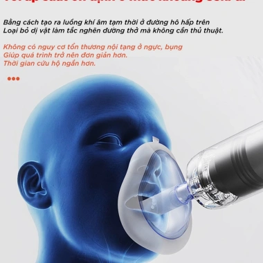 Heimlich thiết bị hút dị vật tự động – Giá rẻ 499k, ngăn tắc nghẹn cổ họng trẻ & người lớn