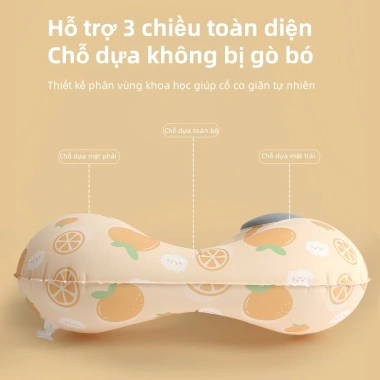 HELLO SHOP Gối bơm hơi chữ U - Gối kê cổ du lịch, ngủ trưa văn phòng, giá 69.000₫