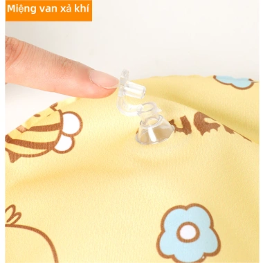 HELLO SHOP Gối bơm hơi chữ U - Gối kê cổ du lịch, ngủ trưa văn phòng, giá 69.000₫