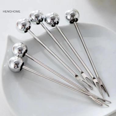 Henghome 6 Nĩa Tráng Miệng Thép Không Gỉ + Lọ Bảo Quản Gấu Dễ Thương, Phù Hợp Bữa Tiệc Trái Cây, Salad – Giá 61.270₫