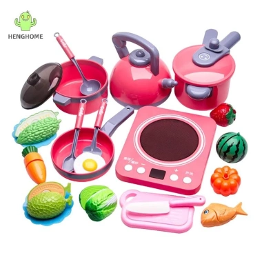 Henghome Bộ Nhà Bếp Mô Phỏng cho Bé Gái: Đồ Ăn, Nấu Ăn Giáo Dục, Quà Tặng Sáng Tạo, Giá Ưu Đãi 86.115 3
