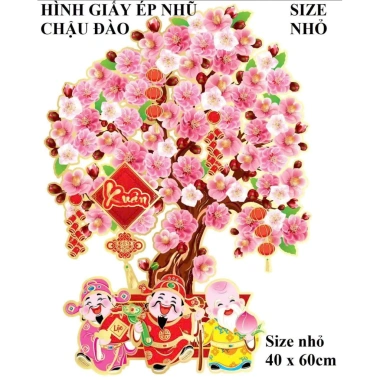 Hình Dán Ép Nhũ 3D Chậu Mai, Đào, Tắc, Cành Mai Đào – Nhiều Size, Trang Trí Tết, Giá chỉ 45.000 4 Hình Dán Ép Nhũ 3D Chậu Mai, Đào, Tắc, Cành Mai Đào – Nhiều Size, Trang Trí Tết, Giá chỉ 45.000 4