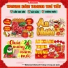 Hình Dán Trang Trí Tết An Nhiên Đoàn Viên Decal 2.026 Bính Ngọ Chúc Mừng Năm Mới 13.500đ