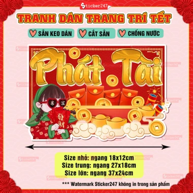 Hình Dán Trang Trí Tết An Nhiên Đoàn Viên Decal 2.026 Bính Ngọ Chúc Mừng Năm Mới 13.500đ 7