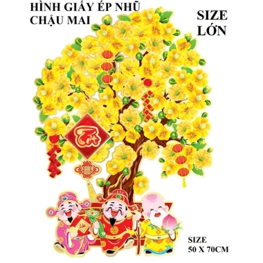 Hình Giấy Ép Nhũ 3D Chậu Đào & Mai – Dán Kính Trang Trí Tết Bình Ngọ 2.026 Giá ưu đãi 69.000đ 4