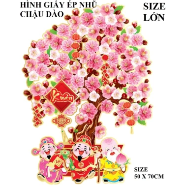 Hình Giấy Ép Nhũ 3D Chậu Đào & Mai – Dán Kính Trang Trí Tết Bình Ngọ 2.026 Giá ưu đãi 69.000đ 8