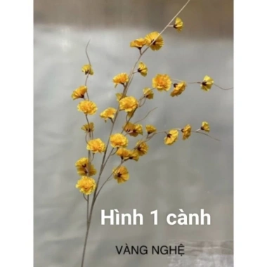 Hoa anh đào giả cao cấp loại 1 - 1 cành, râu mượt, giá chỉ 19.900₫ 6