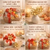 Hoa Đào Cánh Kép Nhũ Vàng - Decor Tết Đẹp, Cắm Bình, Gắn Giỏ Quà, Chụp Ảnh, Bàn Thờ - Giá 19.999đ 3