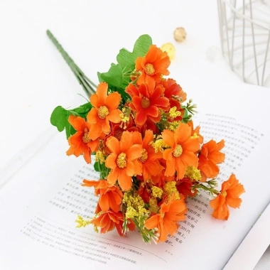 Hoa giả 34cm 28 bông cúc trang trí phòng ngủ Quà mẹ 8/3, người yêu, chỉ 16.900 VND 6