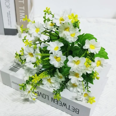 Hoa giả 34cm 28 bông cúc trang trí phòng ngủ Quà mẹ 8/3, người yêu, chỉ 16.900 VND 10