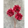 Hoa giả cành hoa cúc dược 3 bông - Bồ công anh vải lụa, ảnh thật, giảm giá 12.000đ