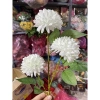 Hoa giả cành hoa cúc dược 3 bông - Bồ công anh vải lụa, ảnh thật, giảm giá 12.000đ 2