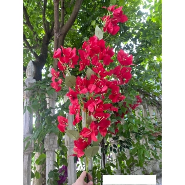 Hoa giả Cành hoa giấy đẹp - Giàn hoa trang trí siêu đẹp, giá chỉ 10.000₫ 5