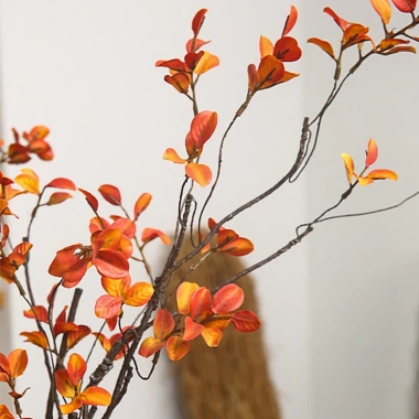 Hoa giả cành lá tầm xuân nhỏ vintage - Trang trí nhà cửa, đạo cụ chụp ảnh, giá 40.000₫ 5