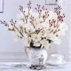 Hoa giả cành lẻ 5 nhánh 46cm - Hoa diên vĩ cao cấp, decor nhà cửa, chỉ 35.000₫ 3