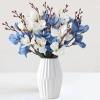 Hoa giả cành lẻ 5 nhánh 46cm - Hoa diên vĩ cao cấp, decor nhà cửa, chỉ 35.000₫ 7