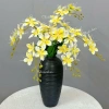 Hoa giả cành lẻ 9 bông 70cm - Hải đường lụa cao cấp, decor nhà cửa, 19.000 7