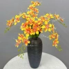 Hoa giả cành lẻ 9 bông 70cm - Hải đường lụa cao cấp, decor nhà cửa, 19.000 9