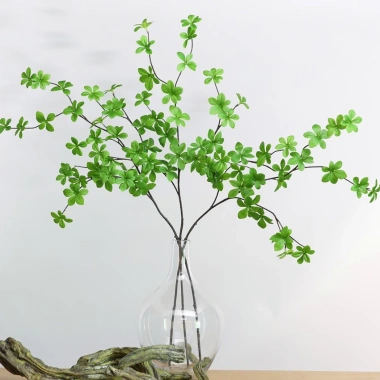 Hoa Giả Cao Cấp Cành Lá Thạch Nam - Sương Mai Phong Cách Bắc Âu, Trang Trí Giá 27.000₫