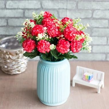 Hoa giả Chùm hoa cẩm tú cầu - Giá 15.000đ, đẹp như thật, trang trí, quà tặng 7