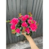 Hoa giả Combo 5-10 cành Hoa Hồng Tỷ Muội Lụa Hồng Sophia - Giá chỉ 140.000 VNĐ 5